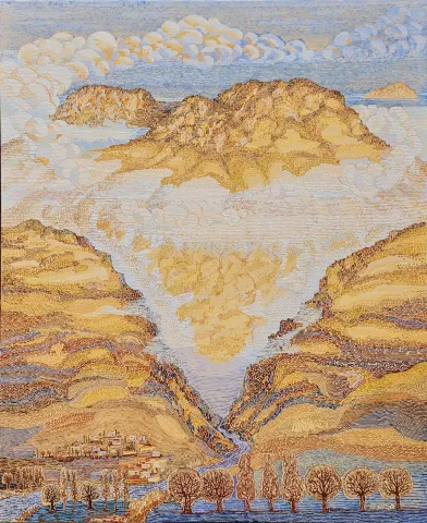 "Munzur Dağı" eseri ATAÇ ELALMIŞ tarafından 2023 yılında 170x140 cm ölçülerinde Tuval üzeri yağlı boya tekniği ile yapılmıştır.