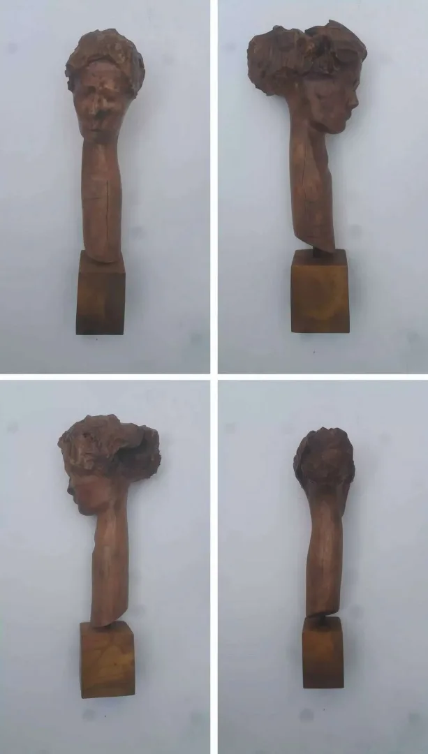 yakınlaştır "Truvalı Helen" eseri HAKAN ERASLAN tarafından 2023 yılında 38x14x10 cm ölçülerinde Zeytin Ağacı tekniği ile yapılmıştır.