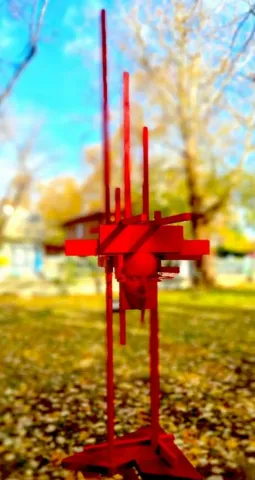 FERİT YAZICI — “Sphinx”, 2022 "Sphinx" eseri FERİT YAZICI tarafından 2022 yılında 183x60x88 cm ölçülerinde Ahşap, metal tekniği ile yapılmıştır.