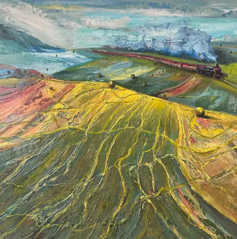 TOLGA BOZTOPRAK — “Untitled”, 2023 "İsimsiz" eseri TOLGA BOZTOPRAK tarafından 2023 yılında 50x50 cm ölçülerinde Tuval üzeri yağlı boya tekniği ile yapılmıştır.