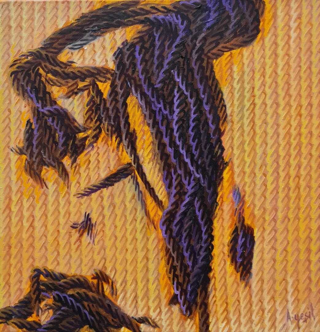 "İsimsiz" eseri AHMET YEŞİL tarafından 2023 yılında 40x40 cm ölçülerinde Tuval üzeri yağlı boya tekniği ile yapılmıştır.