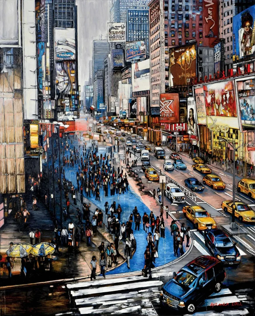 "İsimsiz" eseri HATİCE YAMAN tarafından 2022 yılında 100x80 cm ölçülerinde Tuval üzeri yağlı boya tekniği ile yapılmıştır.