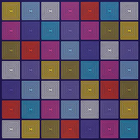 MURAT KURT — “Hu”, 2019 "Hu" eseri MURAT KURT tarafından 2019 yılında 140x140 cm ölçülerinde Tuval üzeri akrilik boya tekniği ile yapılmıştır.