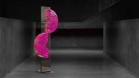 MURAT KURT — “Paralexe”, 2022 "Paralexe" eseri MURAT KURT tarafından 2022 yılında 190x65x60 cm ölçülerinde Metal heykel tekniği ile yapılmıştır.