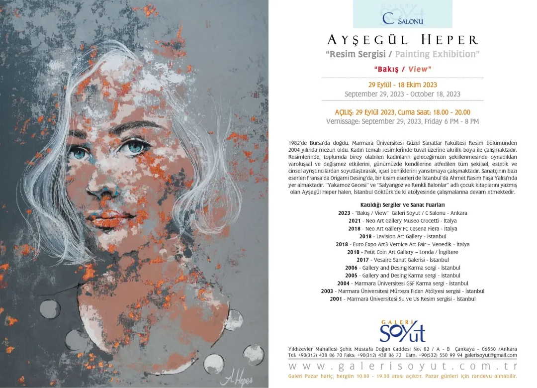 AYŞEGÜL HEPER — sergiden görünüm