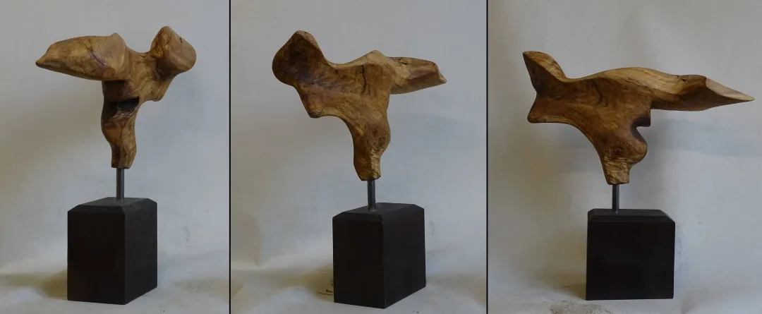 "İsimsiz" eseri AZİMET KARAMAN tarafından 2023 yılında 32x32x7 cm ölçülerinde Zeytin Ağacı tekniği ile yapılmıştır.