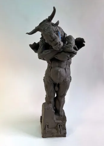 "Bir Rüyaya Sarılmak II" eseri BUĞRA ÖZER tarafından 2023 yılında 49x25x26 cm ölçülerinde Stoneware Seramik Çamuru, Serbest Elle Şekillendirme 1245 C° tekniği ile yapılmıştır.