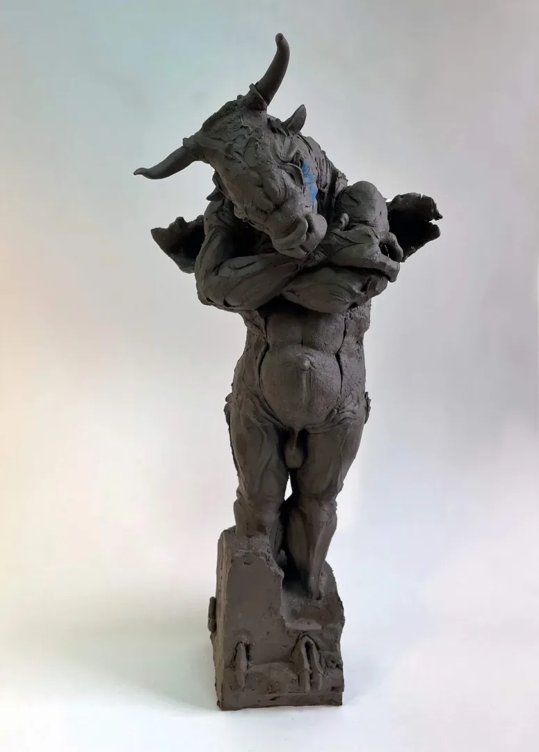 "Bir Rüyaya Sarılmak II" eseri BUĞRA ÖZER tarafından 2023 yılında 49x25x26 cm ölçülerinde Stoneware Seramik Çamuru, Serbest Elle Şekillendirme 1245 C° tekniği ile yapılmıştır.