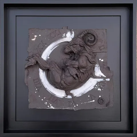 "Döngü-II" eseri BUĞRA ÖZER tarafından 2023 yılında 63x63 cm ölçülerinde Stoneware Seramik Çamuru Serbest, Elle Şekillendirme Karışık Teknik 1245 C° tekniği ile yapılmıştır.