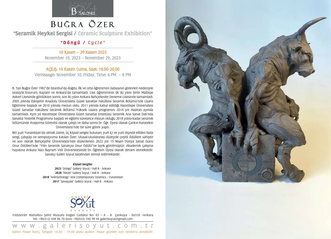 BUĞRA ÖZER — sergiden görünüm