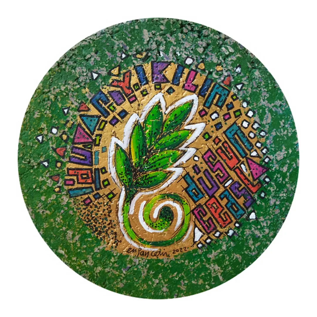 "İsimsiz" eseri ERSAN ÇETİN tarafından 26x26 cm ölçülerinde Kağıt üzeri akrilik boya tekniği ile yapılmıştır.