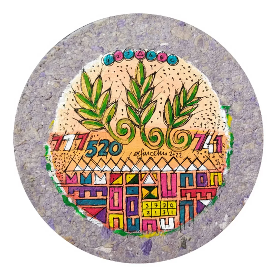 "İsimsiz" eseri ERSAN ÇETİN tarafından 26x26 cm ölçülerinde Kağıt üzeri akrilik boya tekniği ile yapılmıştır.