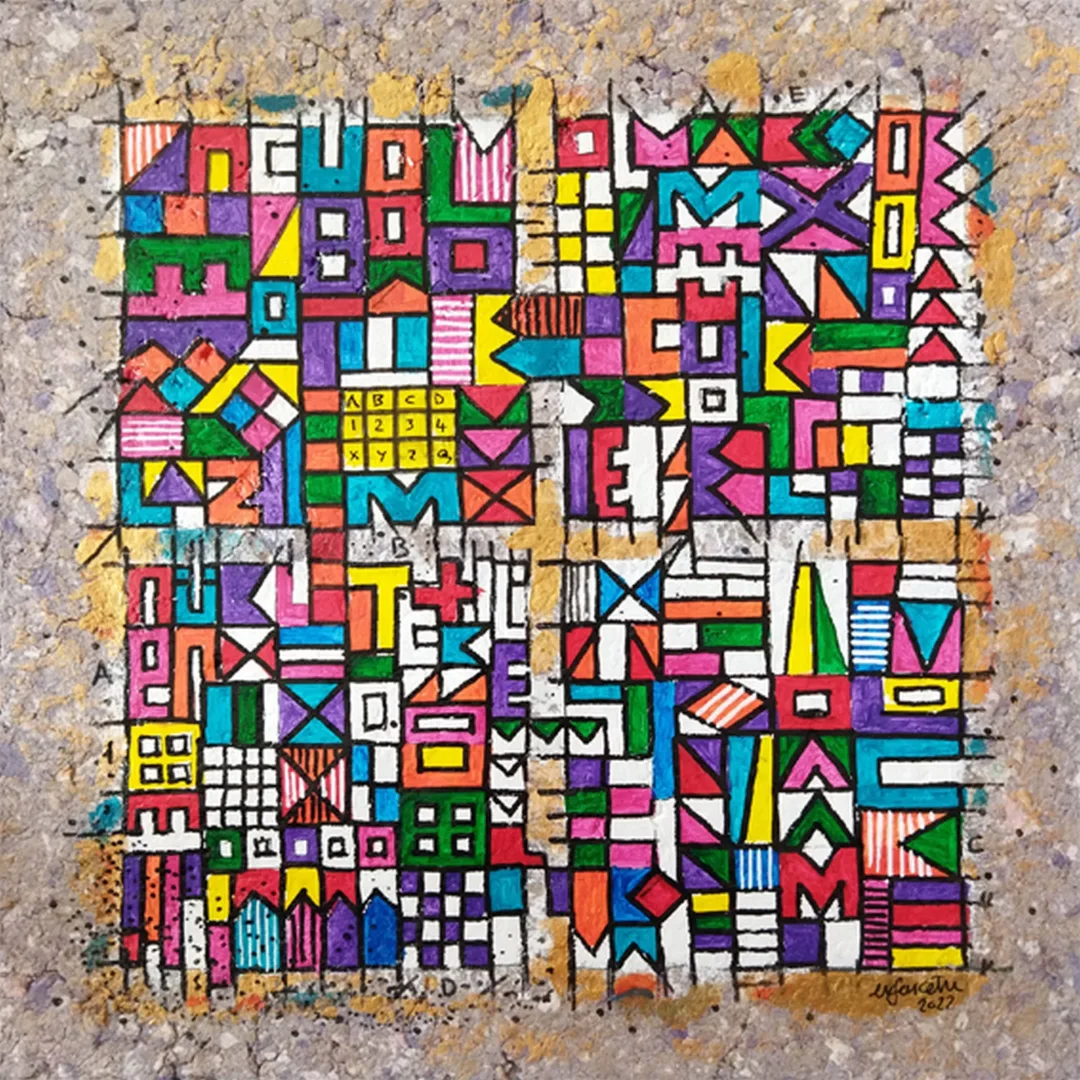 "İsimsiz" eseri ERSAN ÇETİN tarafından 35x35 cm ölçülerinde Kağıt üzeri akrilik boya tekniği ile yapılmıştır.