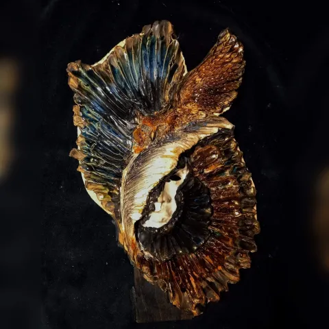 "Gizem" eseri ORÇUN İLTER tarafından 2023 yılında 42x26 cm ölçülerinde Seramik, 1100°C tekniği ile yapılmıştır.