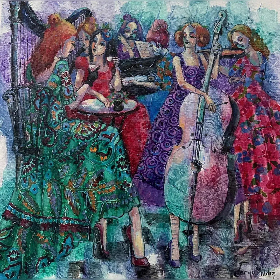 "İsimsiz" eseri DERYA YILDIZ tarafından 2023 yılında 40x40 cm ölçülerinde Tuval üzeri yağlı boya tekniği ile yapılmıştır.