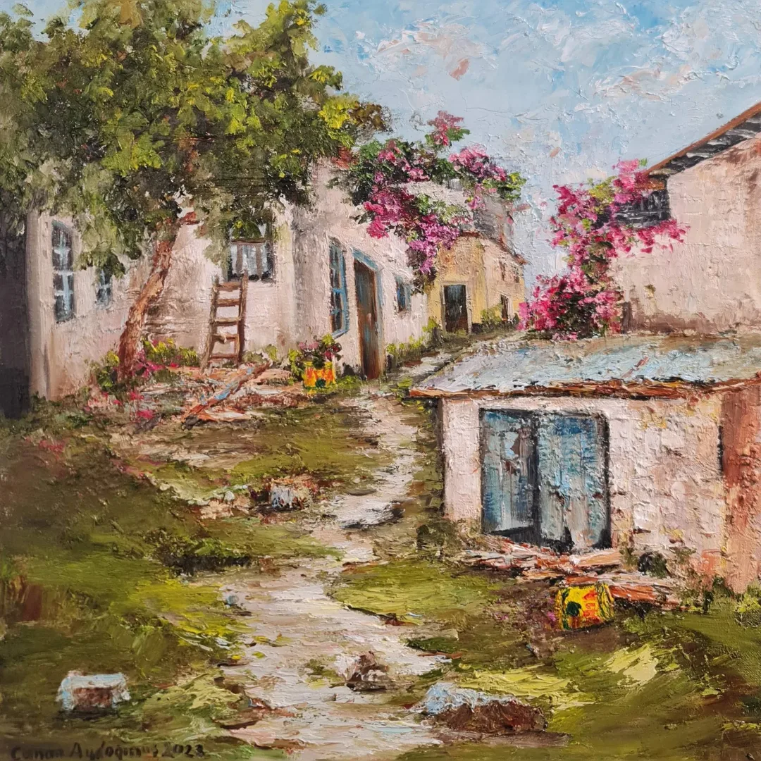 "İsimsiz" eseri CANAN AYDOĞMUŞ tarafından 2023 yılında 40x40 cm ölçülerinde Tuval üzeri yağlı boya tekniği ile yapılmıştır.