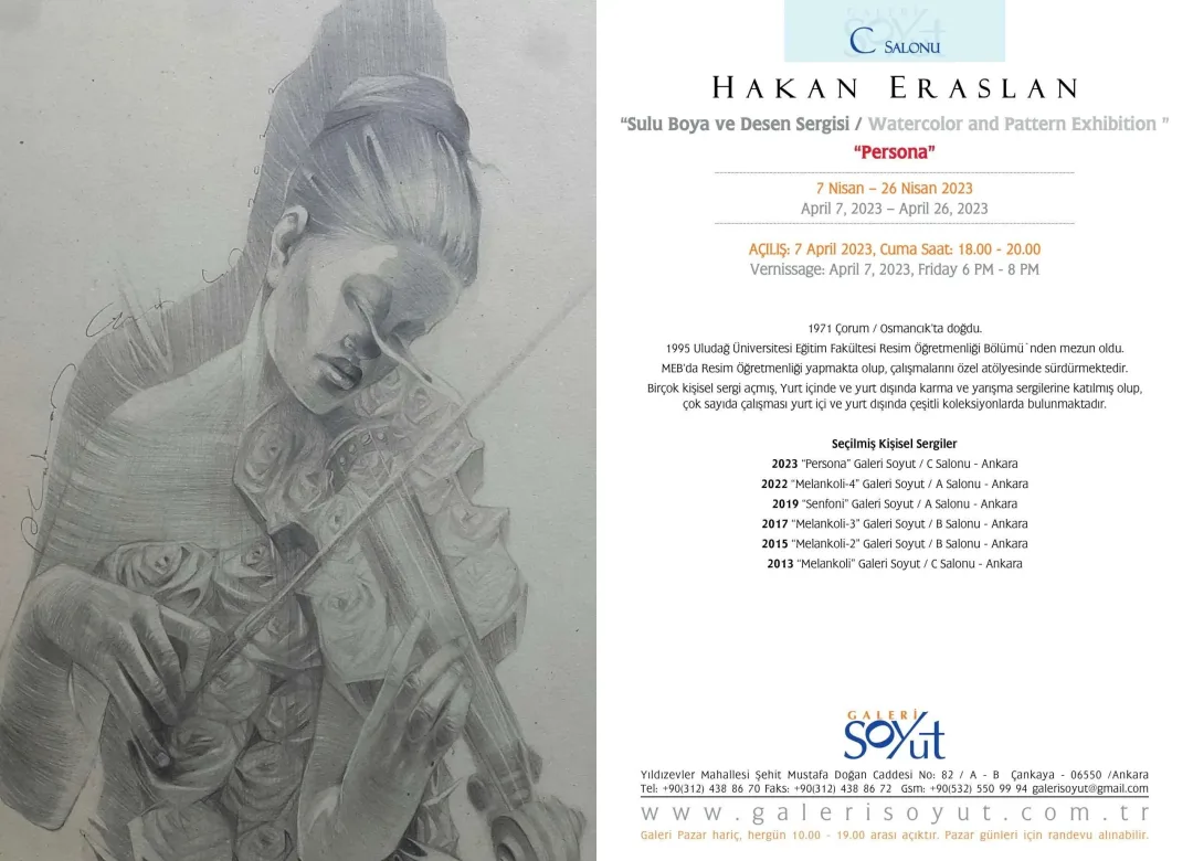 HAKAN ERASLAN — sergiden görünüm