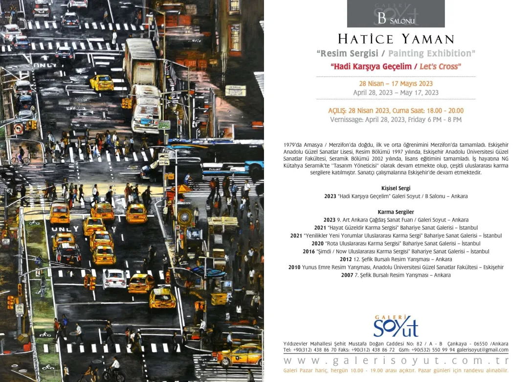 HATİCE YAMAN — sergiden görünüm