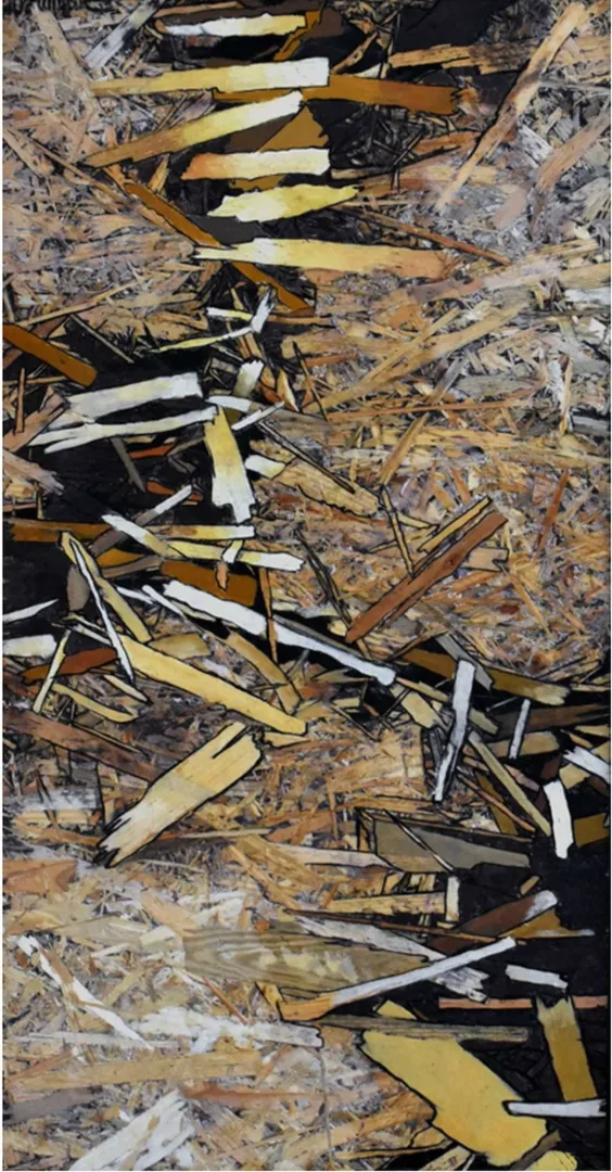 İBRAHİM AKGÜNEY — “İsimsiz”, 2017 "İsimsiz" eseri İBRAHİM AKGÜNEY tarafından 2017 yılında 80x40 cm ölçülerinde OSB üzeri yağlı boya tekniği ile yapılmıştır.