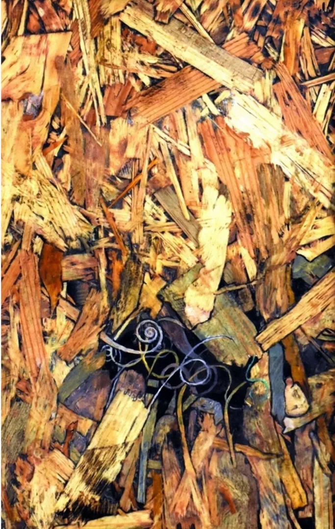 İBRAHİM AKGÜNEY — “İsimsiz”, 2016 "İsimsiz" eseri İBRAHİM AKGÜNEY tarafından 2016 yılında 40x20 cm ölçülerinde OSB üzeri yağlı boya tekniği ile yapılmıştır.