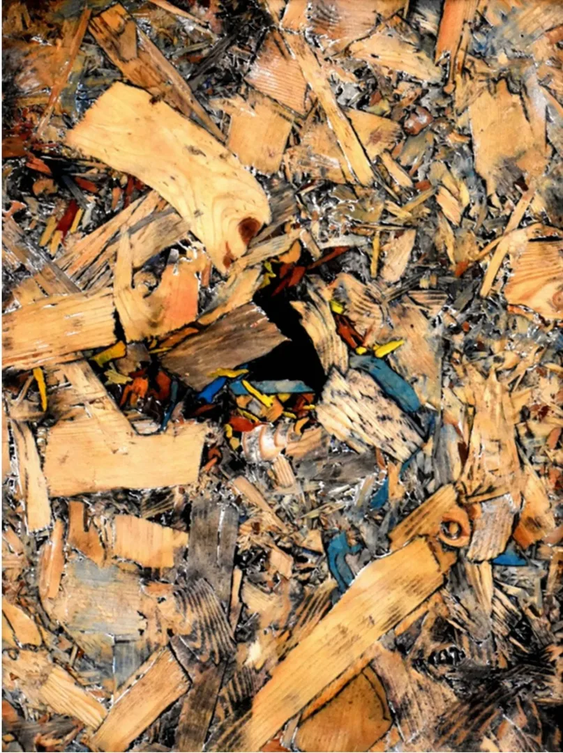 İBRAHİM AKGÜNEY — “İsimsiz”, 2018 "İsimsiz" eseri İBRAHİM AKGÜNEY tarafından 2018 yılında 40x25 cm ölçülerinde OSB üzeri yağlı boya tekniği ile yapılmıştır.