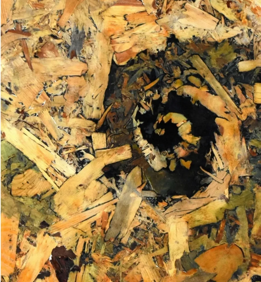 İBRAHİM AKGÜNEY — “İsimsiz”, 2019 "İsimsiz" eseri İBRAHİM AKGÜNEY tarafından 2019 yılında 40x40 cm ölçülerinde OSB üzeri yağlı boya tekniği ile yapılmıştır.