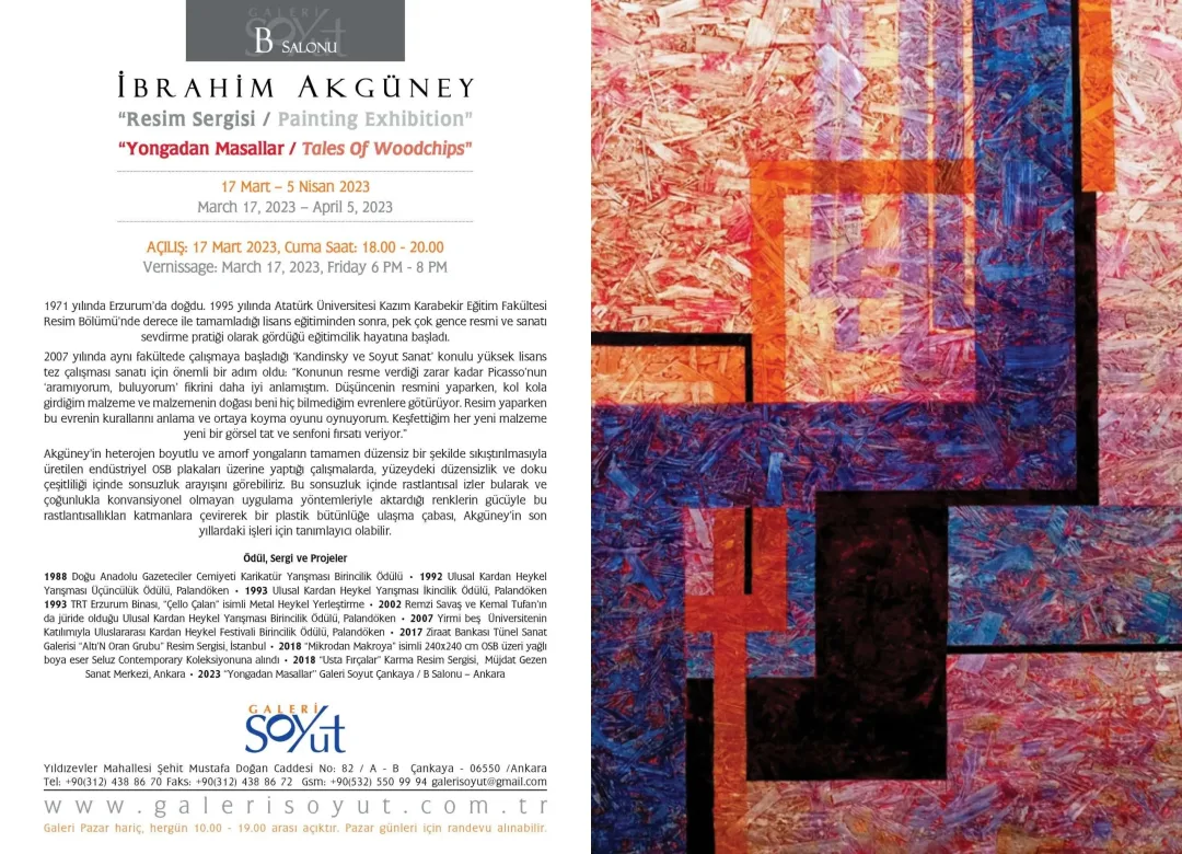 İBRAHİM AKGÜNEY — sergiden görünüm