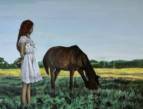 İLHAN HARUN CAN — “The sound Of Silence”, 2023 "The sound Of Silence" eseri İLHAN HARUN CAN tarafından 2023 yılında 60x80 cm ölçülerinde Tuval üzeri yağlı boya tekniği ile yapılmıştır.