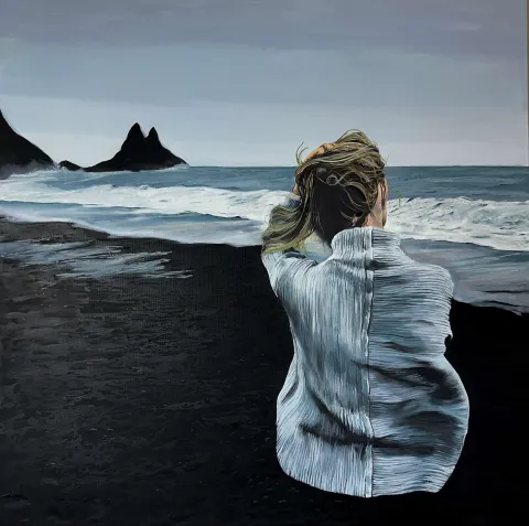 İLHAN HARUN CAN — “Melancholie”, 2023 "Melancholie" eseri İLHAN HARUN CAN tarafından 2023 yılında 80x80 cm ölçülerinde Tuval üzeri yağlı boya tekniği ile yapılmıştır.