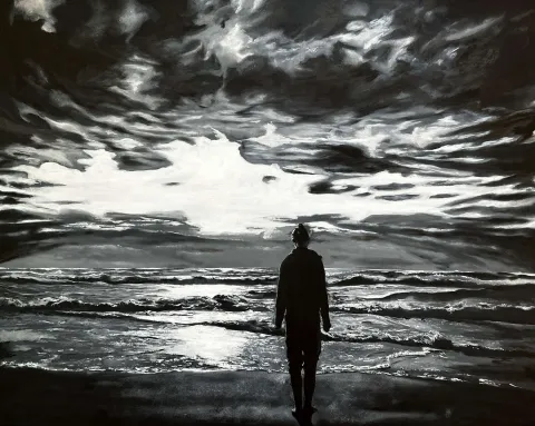 İLHAN HARUN CAN — “The Power Of Loneliness”, 2023 "The Power Of Loneliness" eseri İLHAN HARUN CAN tarafından 2023 yılında 80x100 cm ölçülerinde Tuval üzeri yağlı boya tekniği ile yapılmıştır.