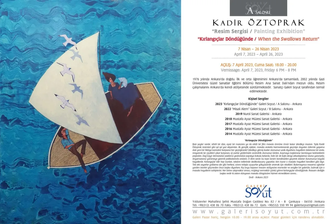KADİR ÖZTOPRAK — sergiden görünüm