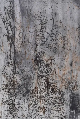 MEHDİ SAADETİ — “İran Passionu -XII”, 2023 "İran Passionu -XII" eseri MEHDİ SAADETİ tarafından 2023 yılında 150x100 cm ölçülerinde Tuval üzeri karışık teknik tekniği ile yapılmıştır.