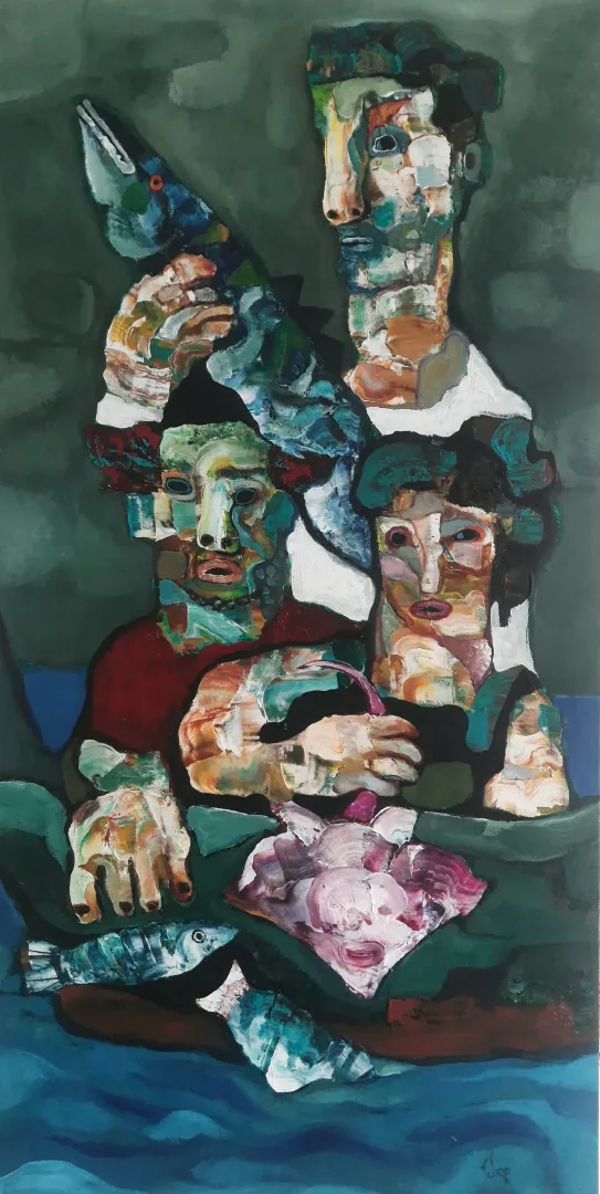 MURAT TOLGA — “İsimsiz” "İsimsiz" eseri MURAT TOLGA tarafından 130x65 cm ölçülerinde Tuval üzeri yağlı boya tekniği ile yapılmıştır.