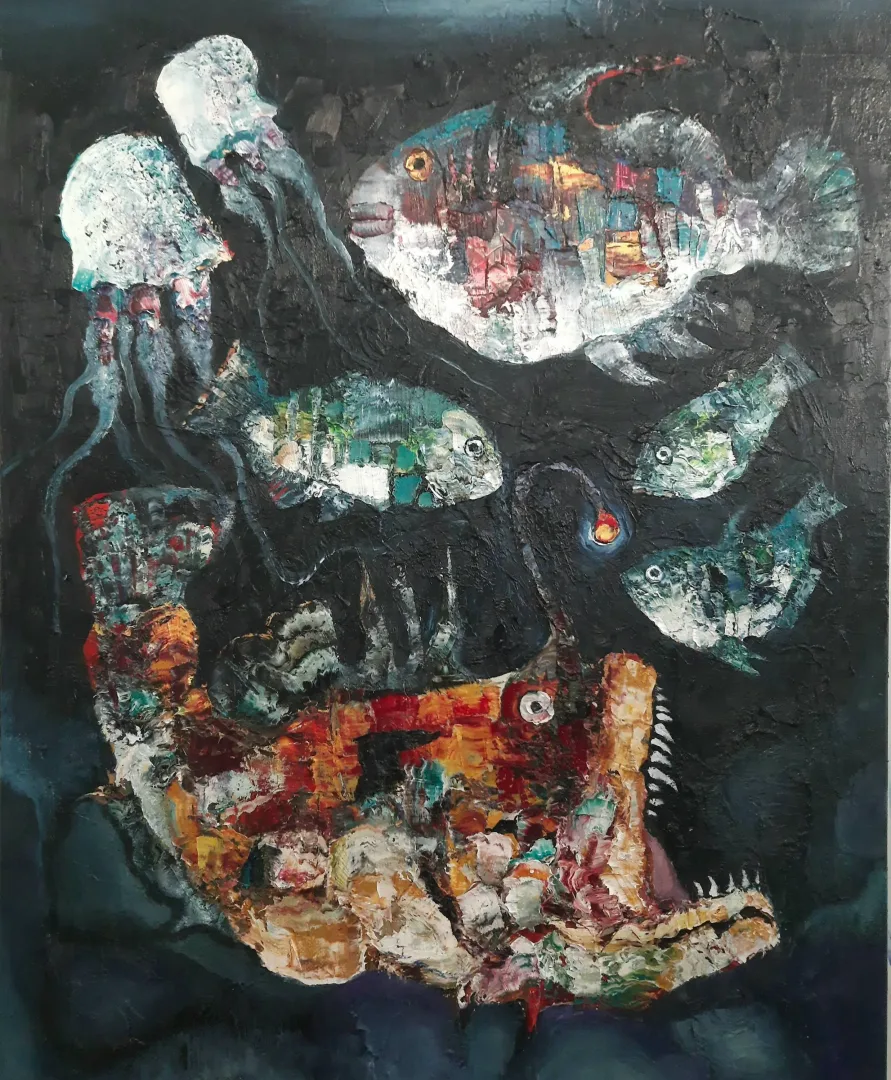 MURAT TOLGA — “İsimsiz” "İsimsiz" eseri MURAT TOLGA tarafından 100x80 cm ölçülerinde Tuval üzeri yağlı boya tekniği ile yapılmıştır.