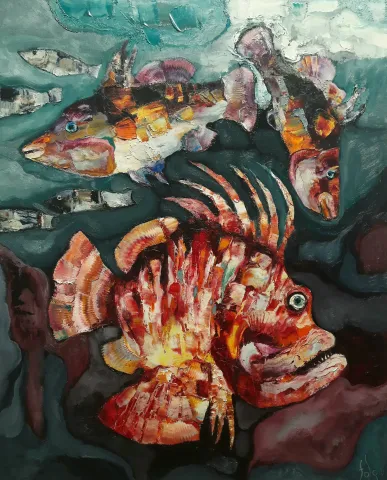 "İsimsiz" eseri MURAT TOLGA tarafından 100x80 cm ölçülerinde Tuval üzeri yağlı boya tekniği ile yapılmıştır.