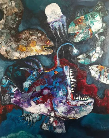 MURAT TOLGA — “Untitled” "İsimsiz" eseri MURAT TOLGA tarafından 100x80 cm ölçülerinde Tuval üzeri yağlı boya tekniği ile yapılmıştır.