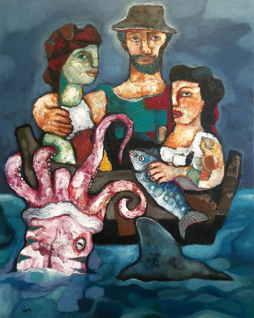 MURAT TOLGA — “İsimsiz” "İsimsiz" eseri MURAT TOLGA tarafından 100x80 cm ölçülerinde Tuval üzeri yağlı boya tekniği ile yapılmıştır.