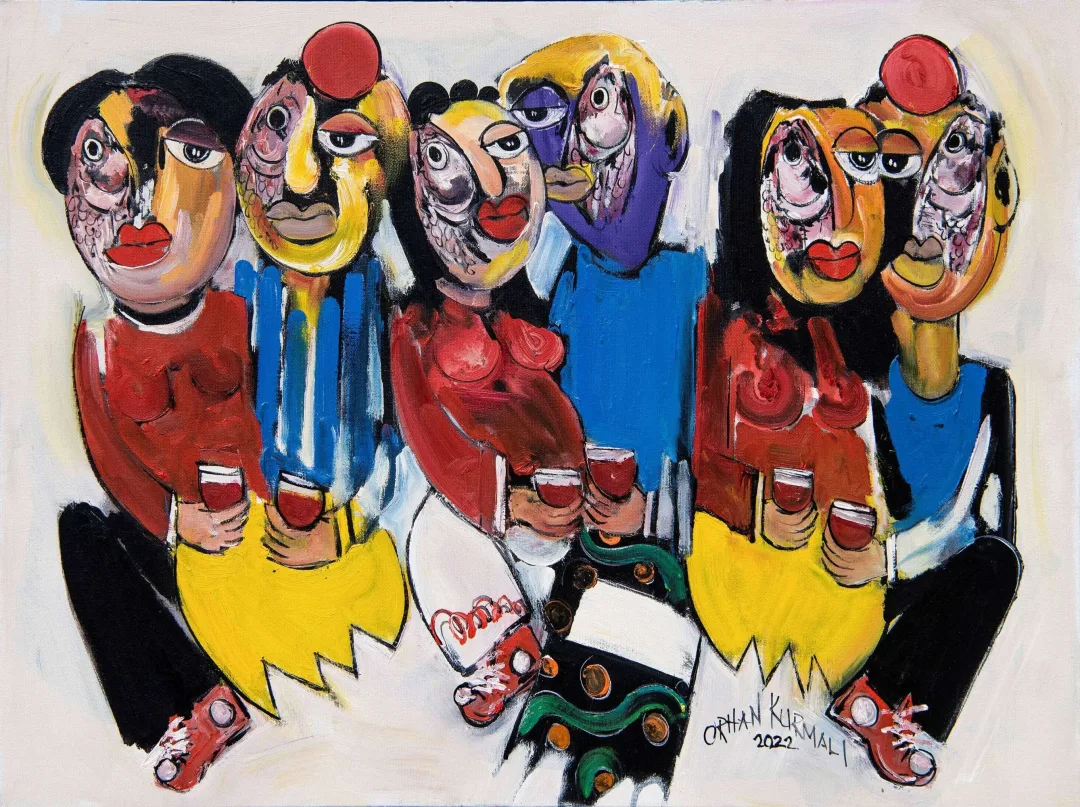 "İsimsiz" eseri ORHAN KURMALI tarafından 60x80 cm ölçülerinde Tuval üzeri yağlı boya tekniği ile yapılmıştır.