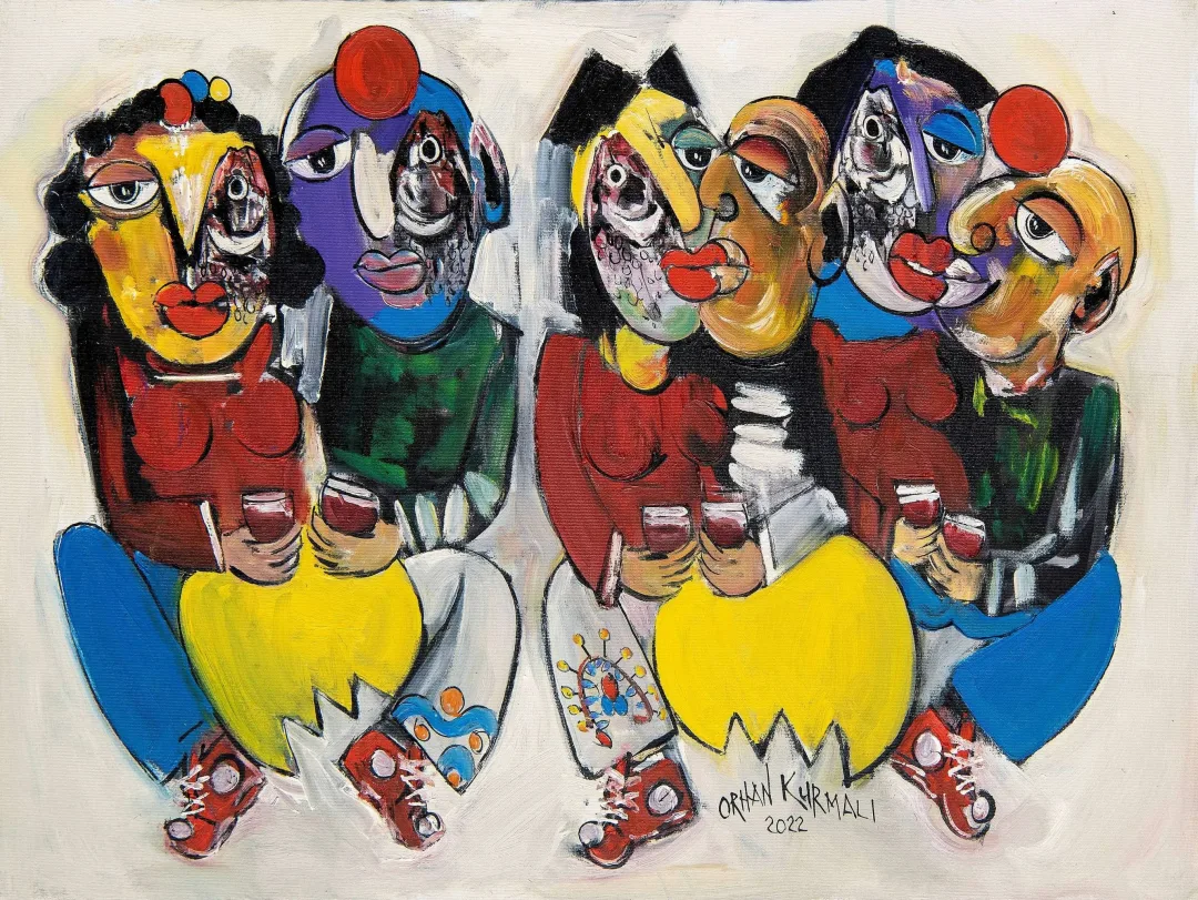 yakınlaştır "Hoş Gör" eseri ORHAN KURMALI tarafından 60x80 cm ölçülerinde Tuval üzeri yağlı boya tekniği ile yapılmıştır.