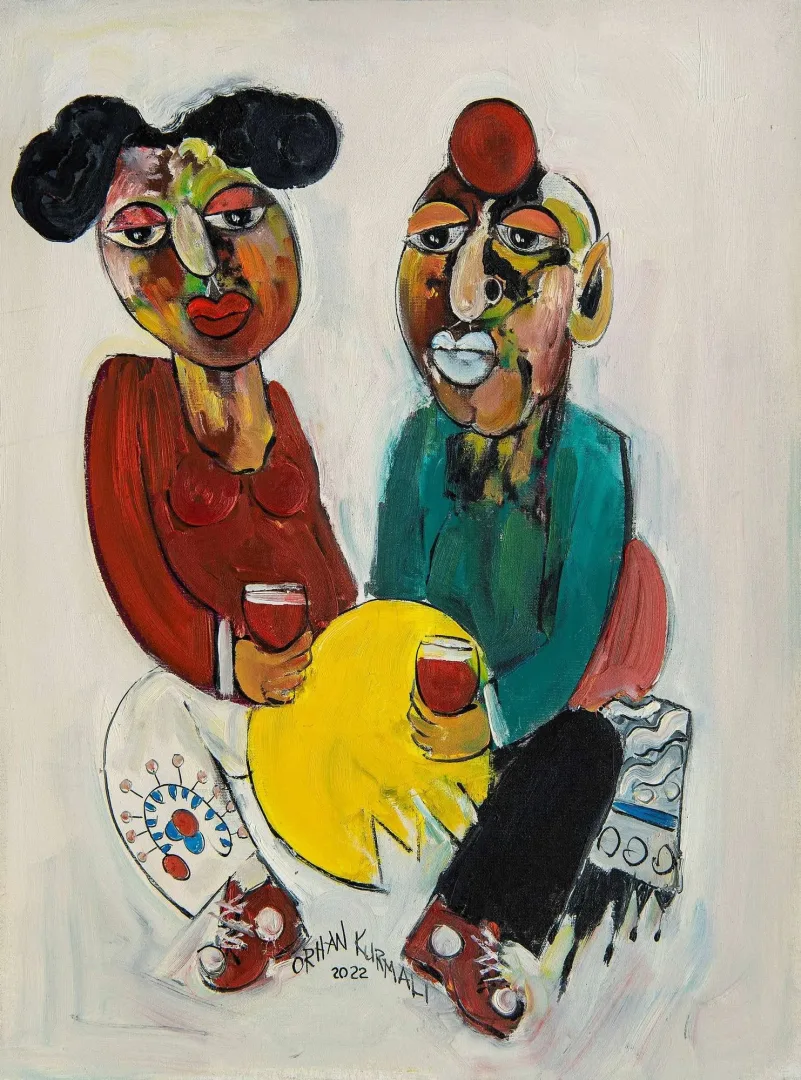 "İsimsiz" eseri ORHAN KURMALI tarafından 80x60 cm ölçülerinde Tuval üzeri yağlı boya tekniği ile yapılmıştır.
