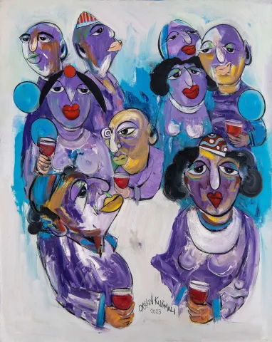 "İsimsiz" eseri ORHAN KURMALI tarafından 100x80 cm ölçülerinde Tuval üzeri yağlı boya tekniği ile yapılmıştır.