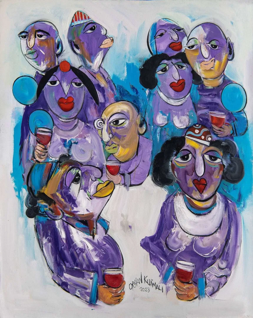 ORHAN KURMALI — “İsimsiz” "İsimsiz" eseri ORHAN KURMALI tarafından 100x80 cm ölçülerinde Tuval üzeri yağlı boya tekniği ile yapılmıştır.
