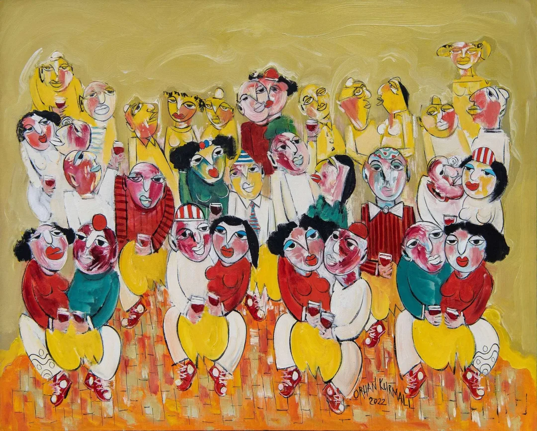yakınlaştır "İsimsiz" eseri ORHAN KURMALI tarafından 80x100 cm ölçülerinde Tuval üzeri yağlı boya tekniği ile yapılmıştır.