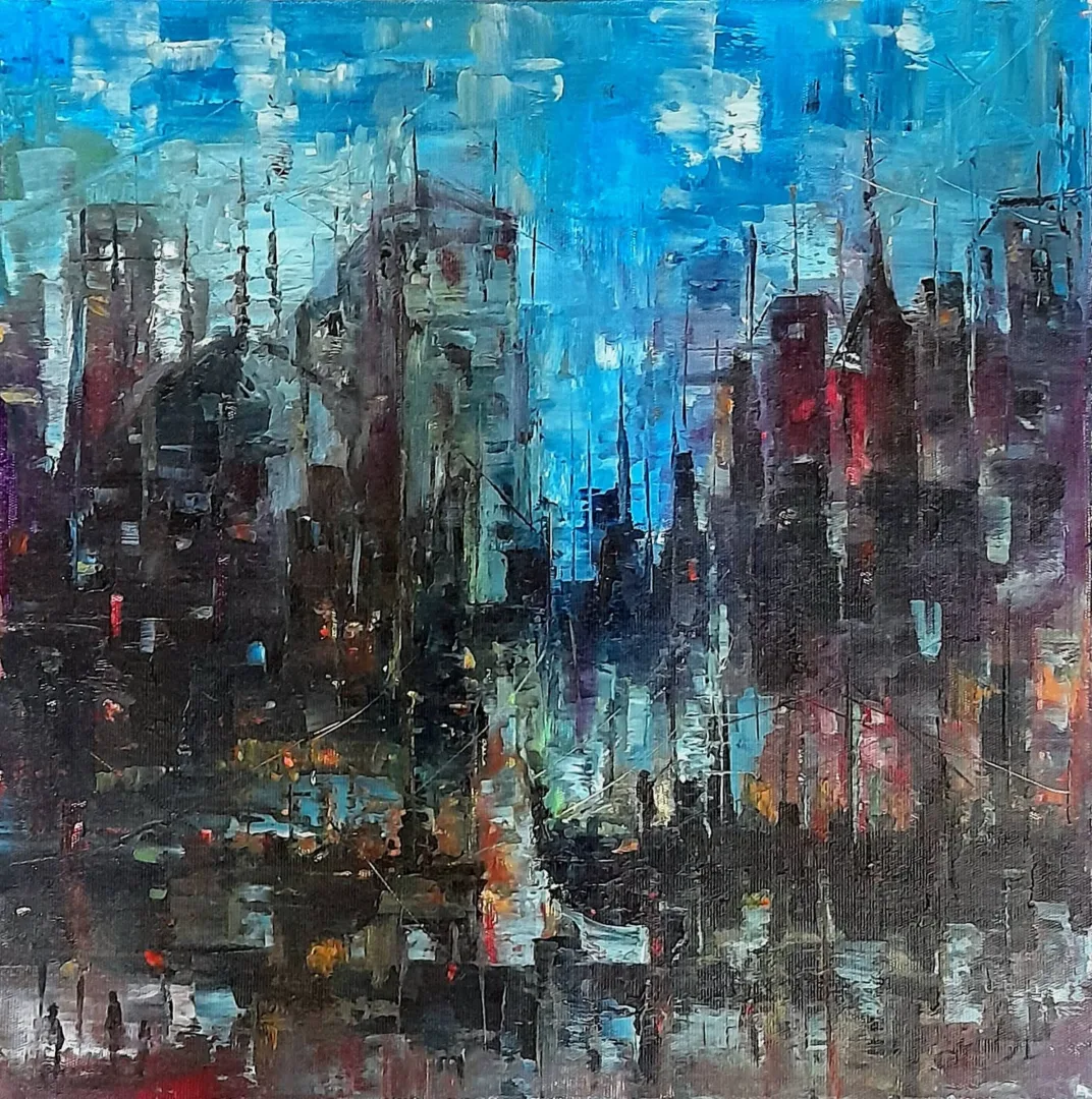 yakınlaştır "İsimsiz" eseri SAEED AGHANEJAD tarafından 2019 yılında 40x40 cm ölçülerinde Tuval üzeri yağlı boya tekniği ile yapılmıştır.