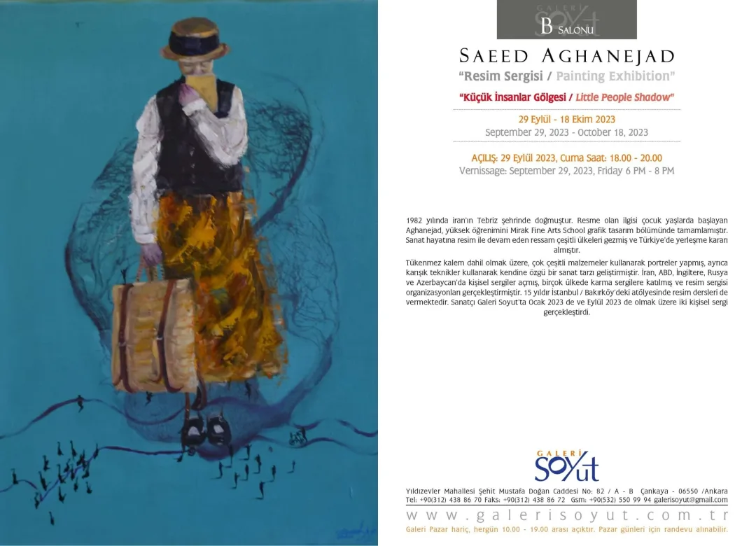SAEED AGHANEJAD — sergiden görünüm