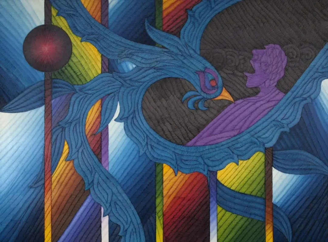 yakınlaştır "Tanrılardan Ateş Çalan Prometheus" eseri AHMET GÜNEŞTEKİN tarafından 2015 yılında 180x240 cm ölçülerinde Tuval üzeri yağlı boya tekniği ile yapılmıştır.