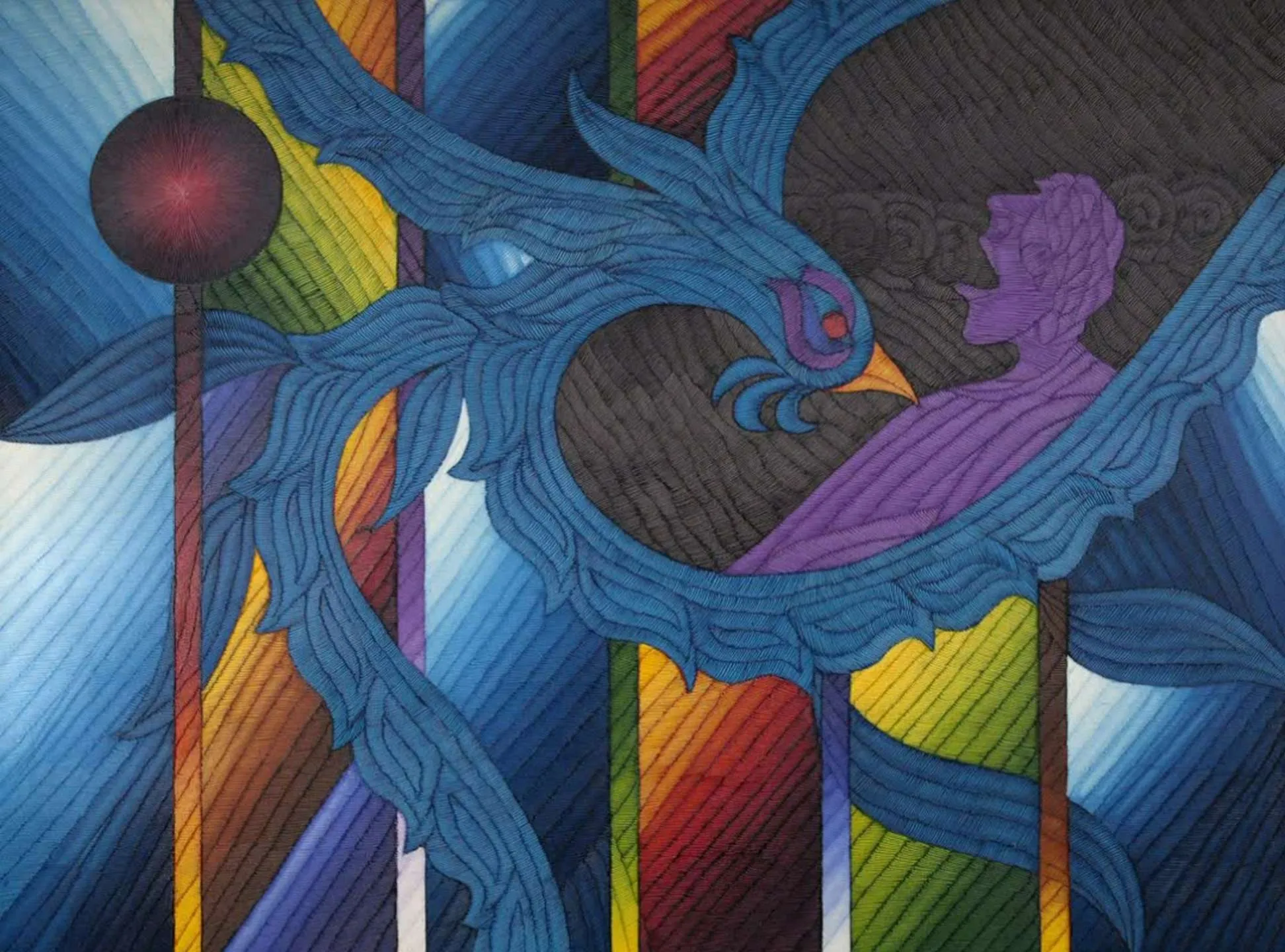 "Tanrılardan Ateş Çalan Prometheus" eseri AHMET GÜNEŞTEKİN tarafından 2015 yılında 180x240 cm ölçülerinde Tuval üzeri yağlı boya tekniği ile yapılmıştır.