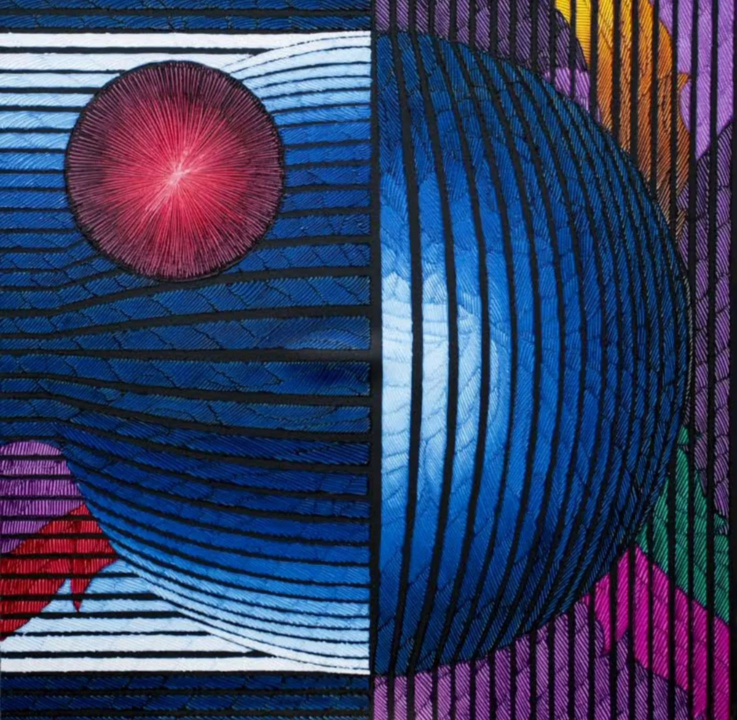 "Maviye Yükseliş" eseri AHMET GÜNEŞTEKİN tarafından 2018 yılında 100x100 cm ölçülerinde Tuval üzeri yağlı boya tekniği ile yapılmıştır.