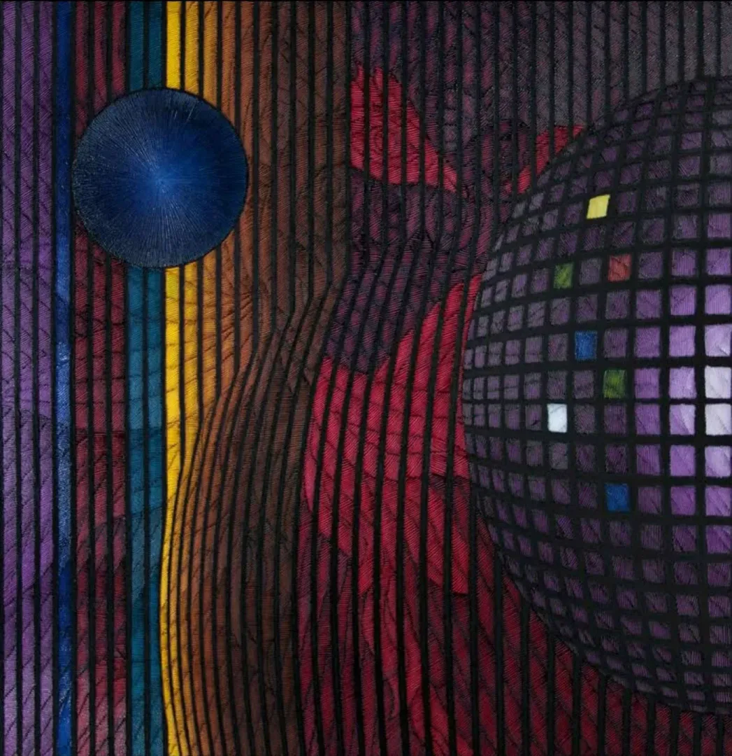 Ahmet Güneştekin — Abdalın Yoladaşı, 2014, tuval üzerine yağlı boya, 150×150 cm