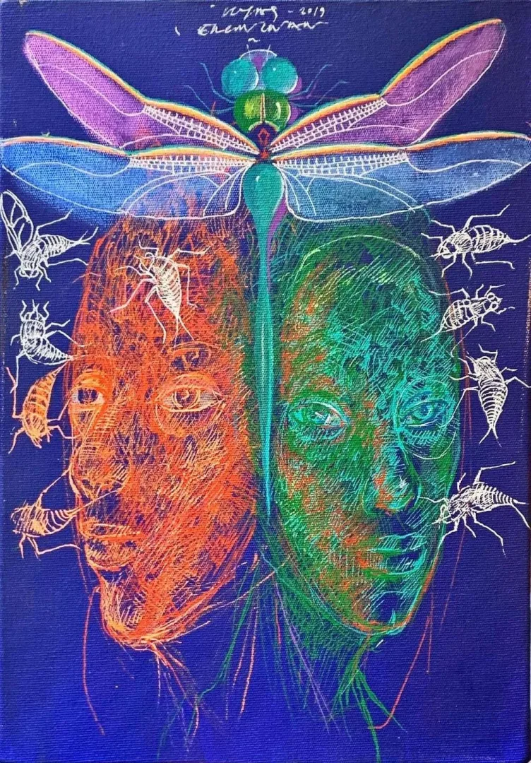 yakınlaştır "isimsiz" eseri ERGİN İNAN tarafından 35x25 cm ölçülerinde Tuval üzeri yağlı boya tekniği ile yapılmıştır.